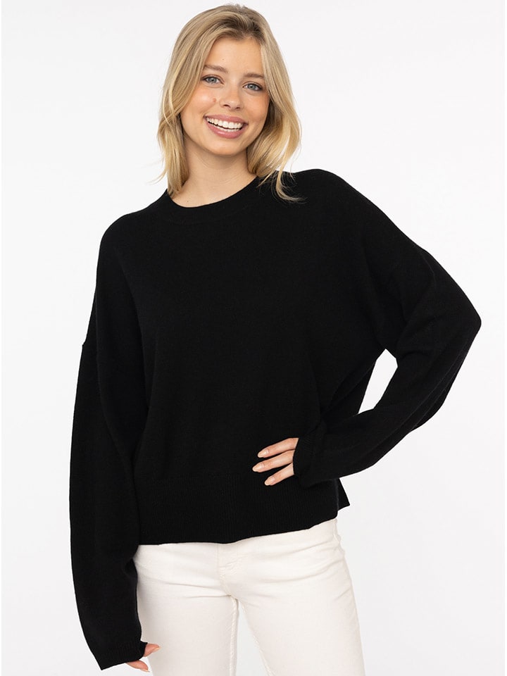 Кашемировый свитер черного цвета Zwillingsherz
Кашемировый свитер черного цвета Zwillingsherz