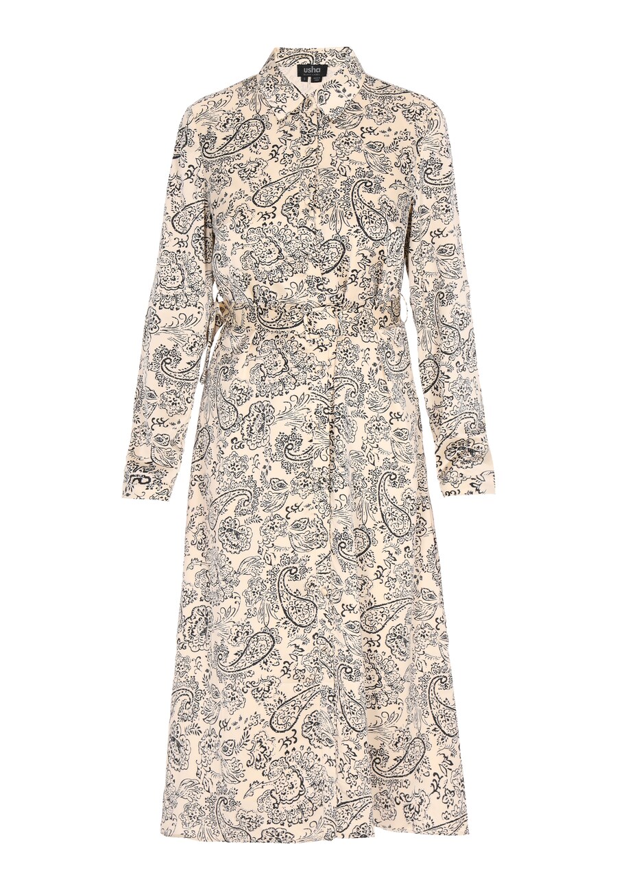 Платье-рубашка usha BLACK LABEL, кремовый
Платье-рубашка usha BLACK LABEL, кремовый