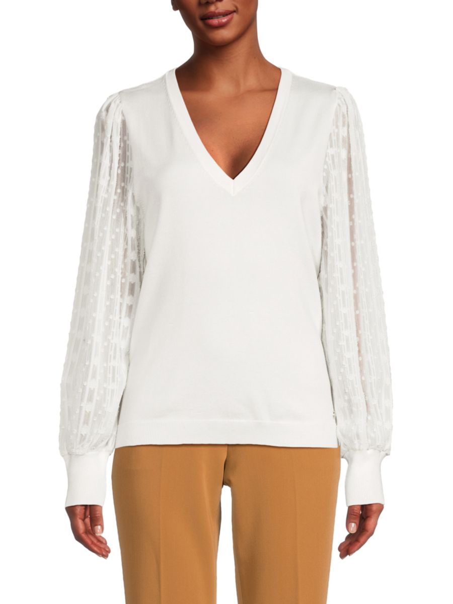 Свитер с рукавами-блузонами Tommy Hilfiger, слоновая кость
Свитер с рукавами-блузонами Tommy Hilfiger, слоновая кость