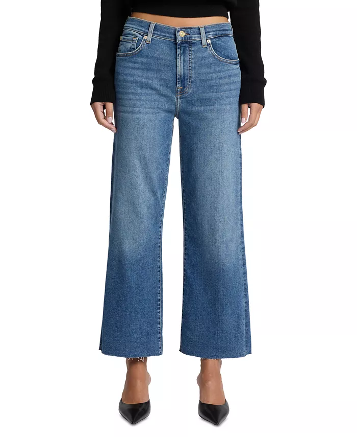 Женские укороченные джинсы Alexa с потертостями 7 For All Mankind, синий
Женские укороченные джинсы Alexa с потертостями 7 For All Mankind, синий