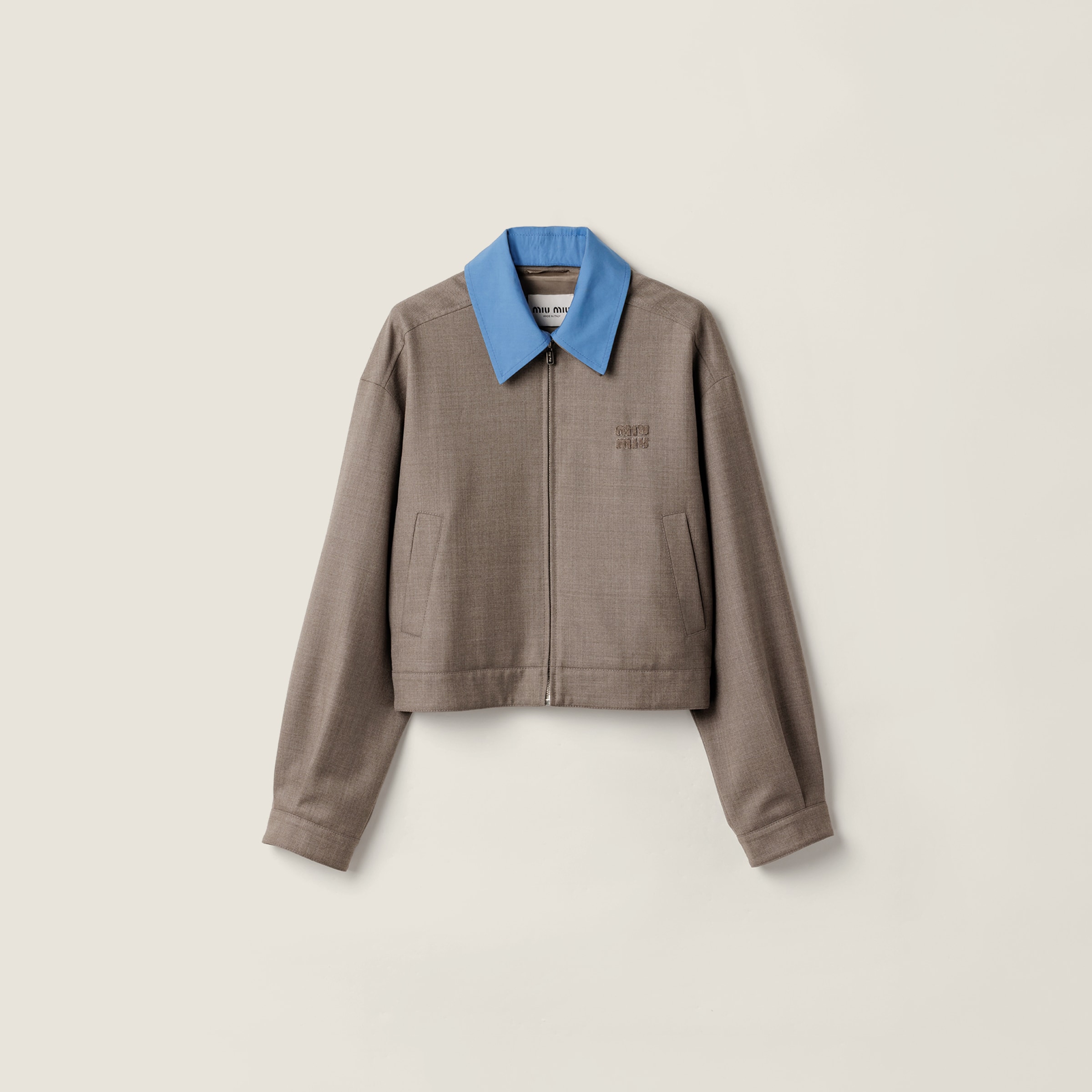 Габардиновый блузон (куртка) MIU MIU, коричневый цвет коры
Габардиновый блузон (куртка) MIU MIU, коричневый цвет коры