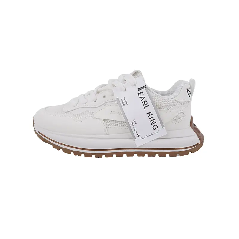 Earl king Мужские белые дышащие низкие повседневные кроссовки устойчивые к истиранию, цвет White
Earl king Мужские белые дышащие низкие повседневные кроссовки устойчивые к истиранию, цвет White