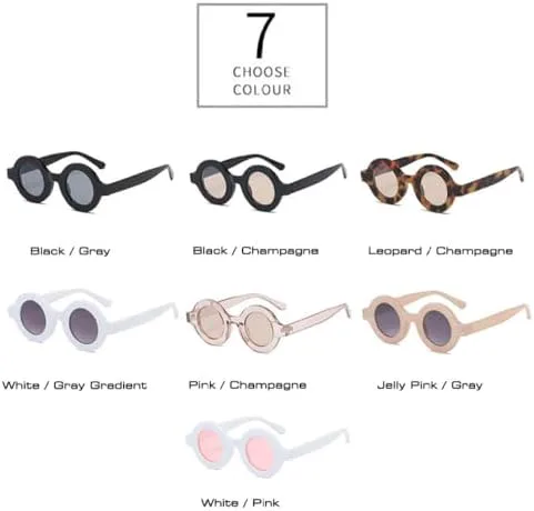 Женские солнцезащитные очки круглой формы в стиле 2027 года, винтажные очки, модные мужские солнцезащитные очки с градиентной защитой UV400 MTZJH, White Pink
Женские солнцезащитные очки круглой формы в стиле 2027 года, винтажные очки, модные мужские солнцезащитные очки с градиентной защитой UV400 MTZJH, White Pink