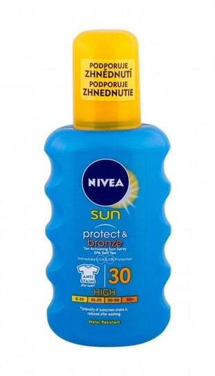 Солнцезащитный спрей 200 мл Nivea Sun Protect & Bronze 
Солнцезащитный спрей 200 мл Nivea Sun Protect & Bronze