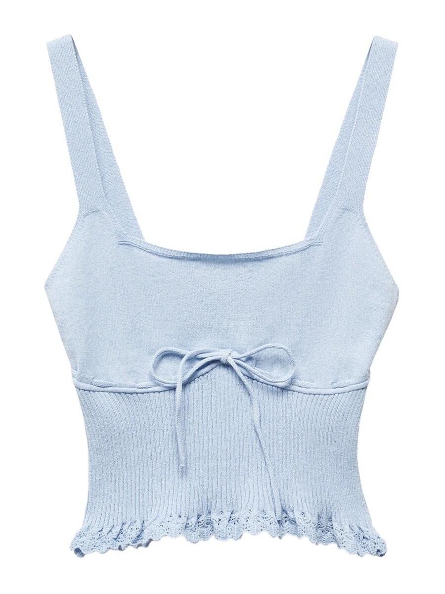 Вязаный топ Mango LOVI, светло-синий
Вязаный топ Mango LOVI, светло-синий