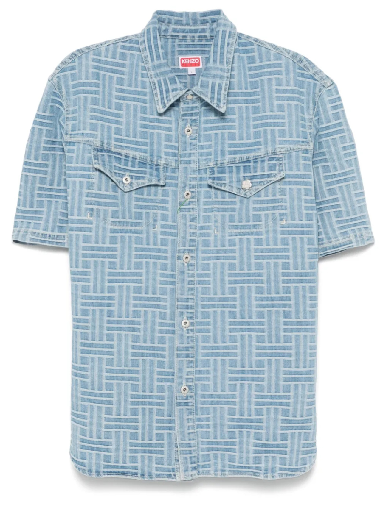 Kenzo джинсовая рубашка, синий 
Kenzo джинсовая рубашка, синий