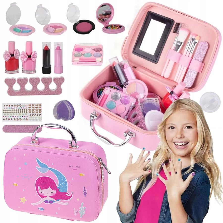 Набор косметики для макияжа / Тени для век и лаки для ногтей Inna marka
Набор косметики для макияжа / Тени для век и лаки для ногтей Inna marka