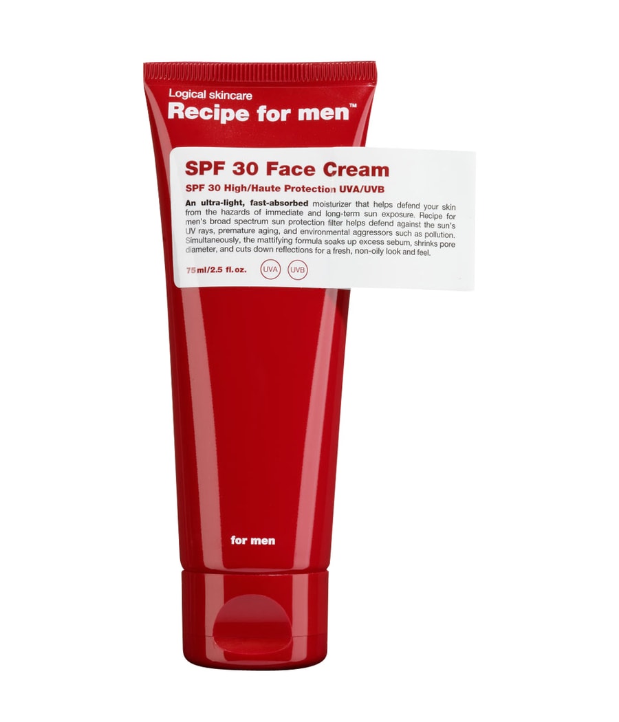 Крем для лица Recipe for Men SPF 30 Face Cream, 75 ml
Крем для лица Recipe for Men SPF 30 Face Cream, 75 ml