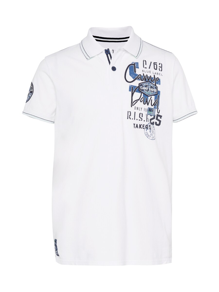 Рубашка поло CAMP DAVID Shirt, белый
Рубашка поло CAMP DAVID Shirt, белый