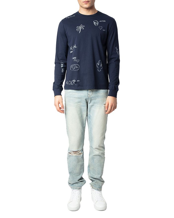 Футболка с длинными рукавами и принтом Гектора Zadig & Voltaire, синий
Футболка с длинными рукавами и принтом Гектора Zadig & Voltaire, синий