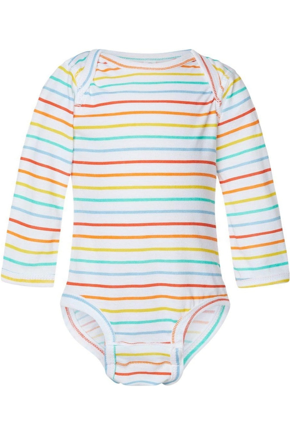 Rabbit Skins Детский комбинезон из тонкого джерси с длинными рукавами, Rainbow Stripe
Rabbit Skins Детский комбинезон из тонкого джерси с длинными рукавами, Rainbow Stripe