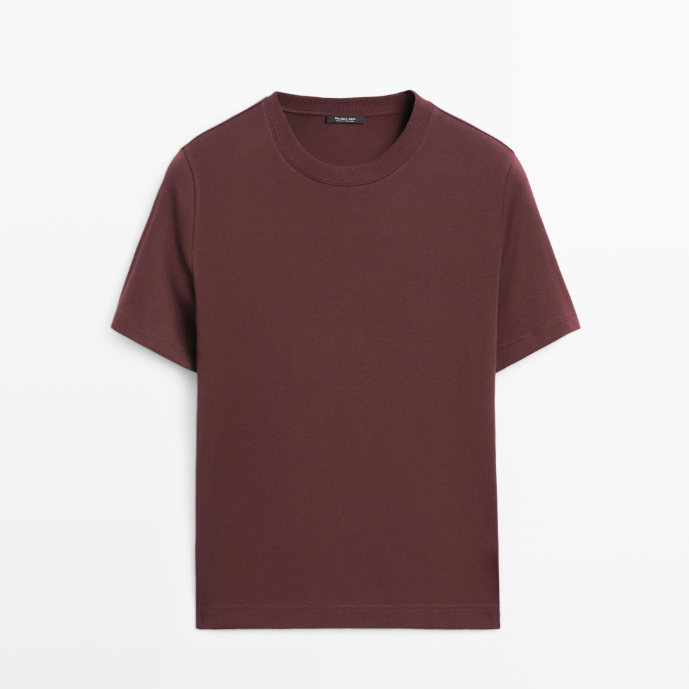 Футболка Massimo Dutti 100% Cotton Interlock Crew Neck, бордовый
Футболка Massimo Dutti 100% Cotton Interlock Crew Neck, бордовый