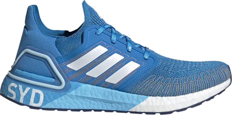 Кроссовки Adidas UltraBoost 20 'City Pack - Sydney', синий
Кроссовки Adidas UltraBoost 20 'City Pack - Sydney', синий