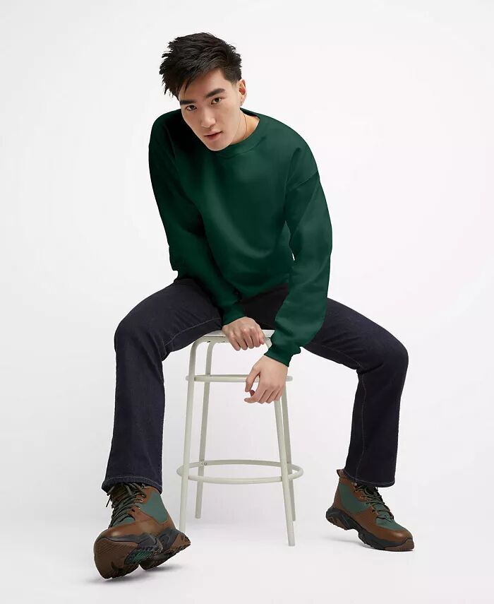 Мужская толстовка с круглым вырезом Ultimate из тяжелого флиса Hanes, зеленый
Мужская толстовка с круглым вырезом Ultimate из тяжелого флиса Hanes, зеленый