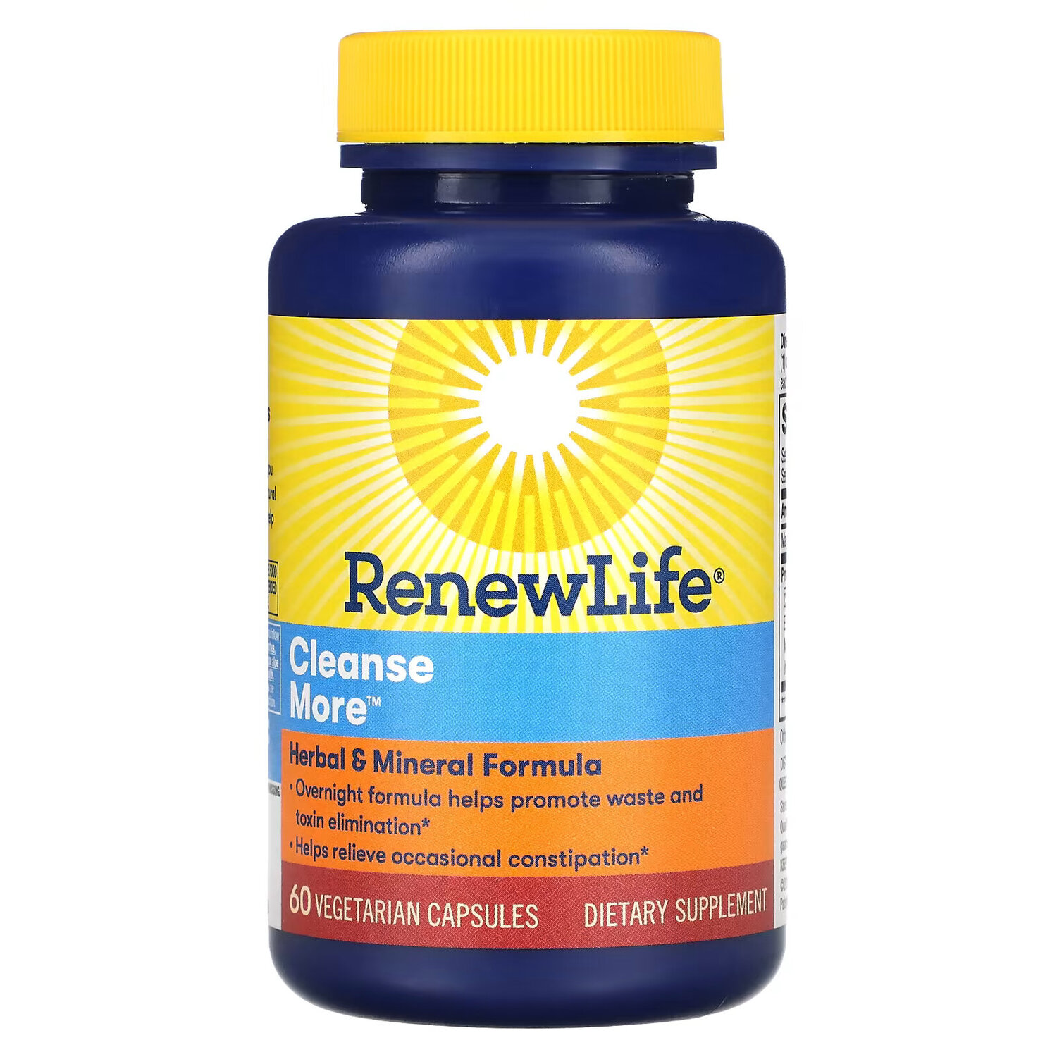 Renew Life, Cleanse More, 60 растительных капсул
Renew Life, Cleanse More, 60 растительных капсул