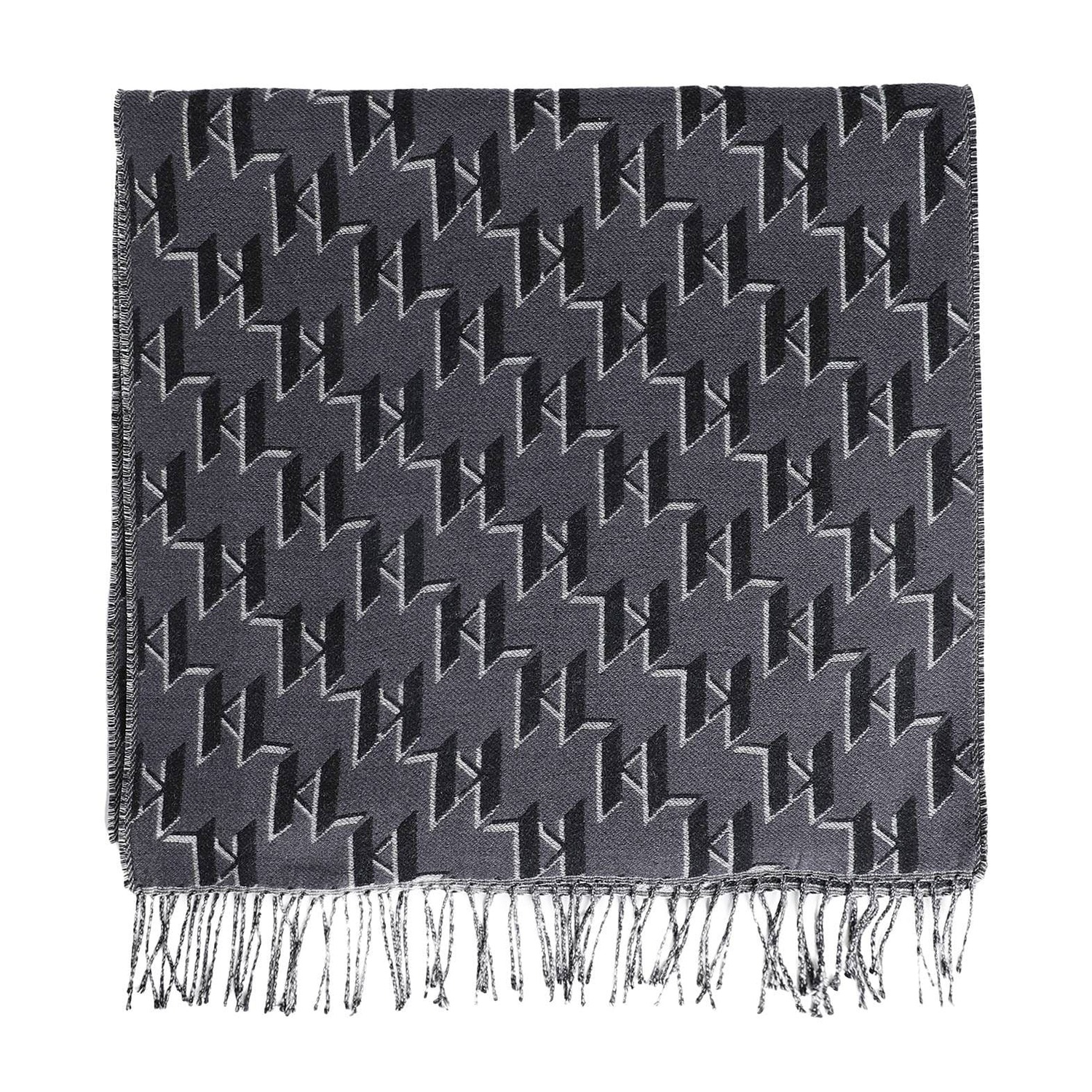 Шарф шерстяной Karl Lagerfeld K/monogram/logo, серый/черный
Шарф шерстяной Karl Lagerfeld K/monogram/logo, серый/черный