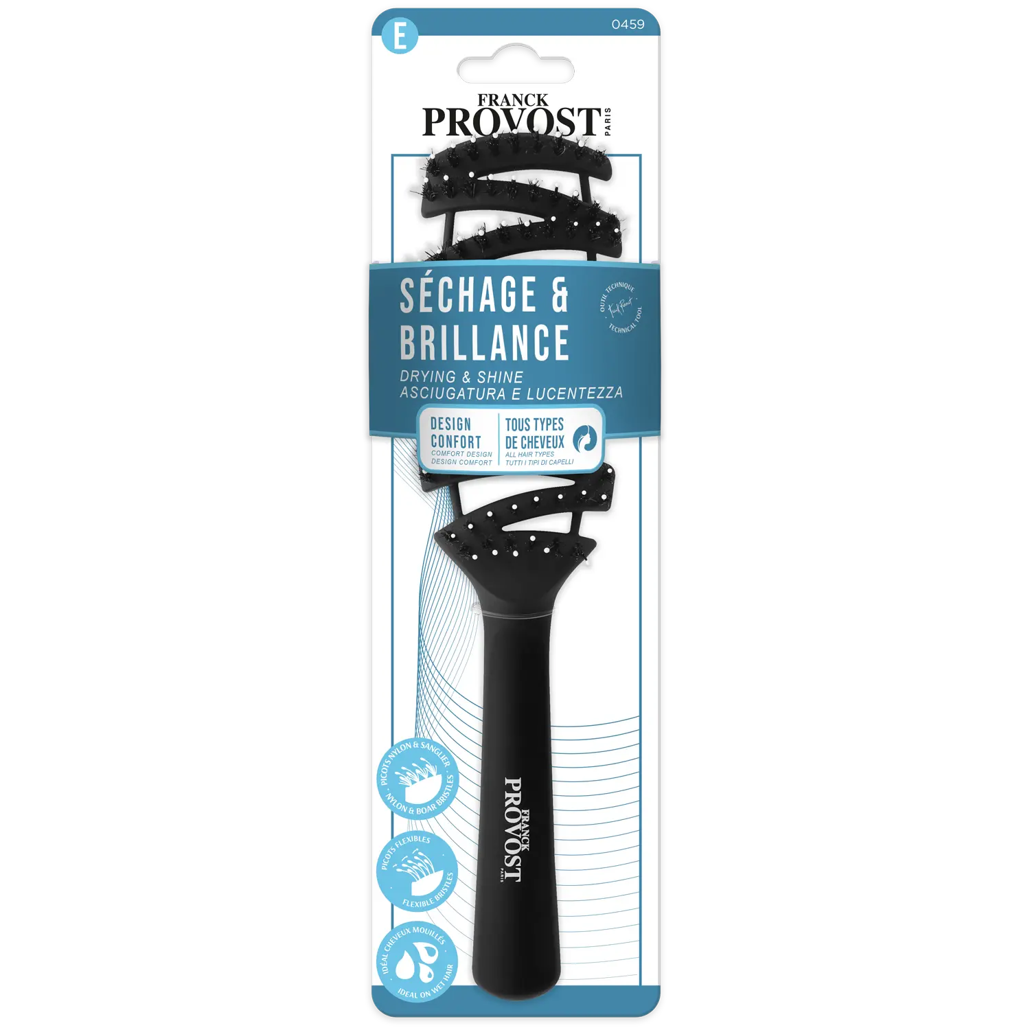 Franck Provost щетка из кабаньей щетины, 1 шт.
Franck Provost щетка из кабаньей щетины, 1 шт.