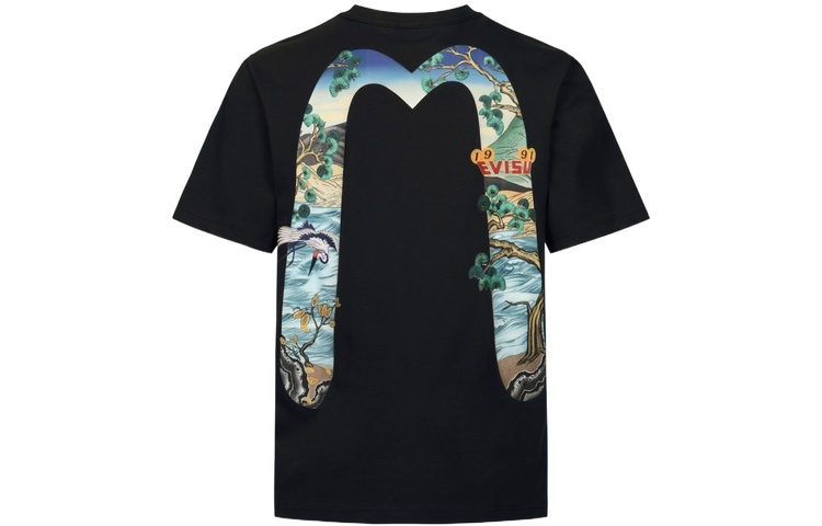 Футболка мужская черная Evisu, черный
Футболка мужская черная Evisu, черный