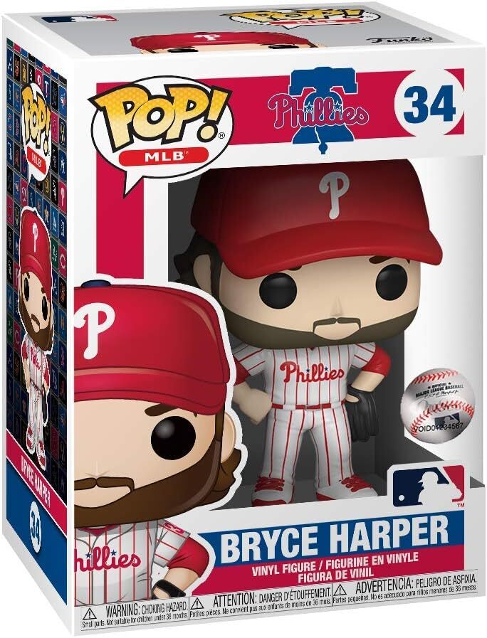 Фигурка Funko POP! MLB: Phillies - Bryce Harper 
Фигурка Funko POP! MLB: Phillies - Bryce Harper