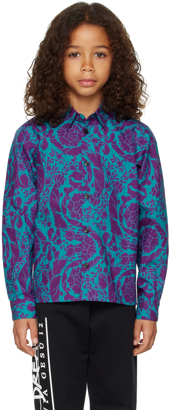 Детская сине-фиолетовая рубашка в стиле барокко Versace, Фиолетовый, Детская сине-фиолетовая рубашка в стиле барокко Versace
Детская сине-фиолетовая рубашка в стиле барокко Versace, Фиолетовый, Детская сине-фиолетовая рубашка в стиле барокко Versace