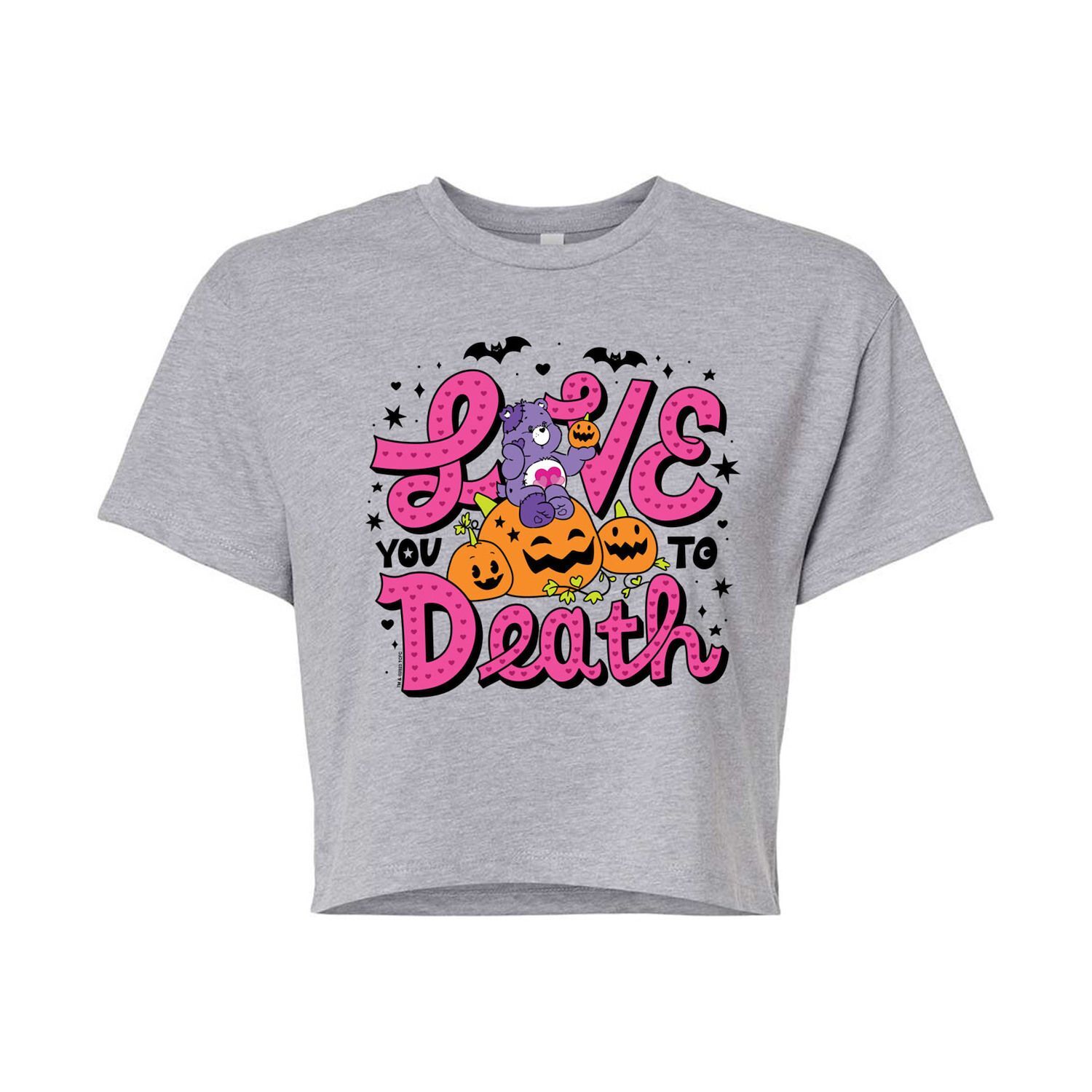 Укороченная футболка с рисунком Care Bears Love You To Death для юниоров Licensed Character, серый
Укороченная футболка с рисунком Care Bears Love You To Death для юниоров Licensed Character, серый