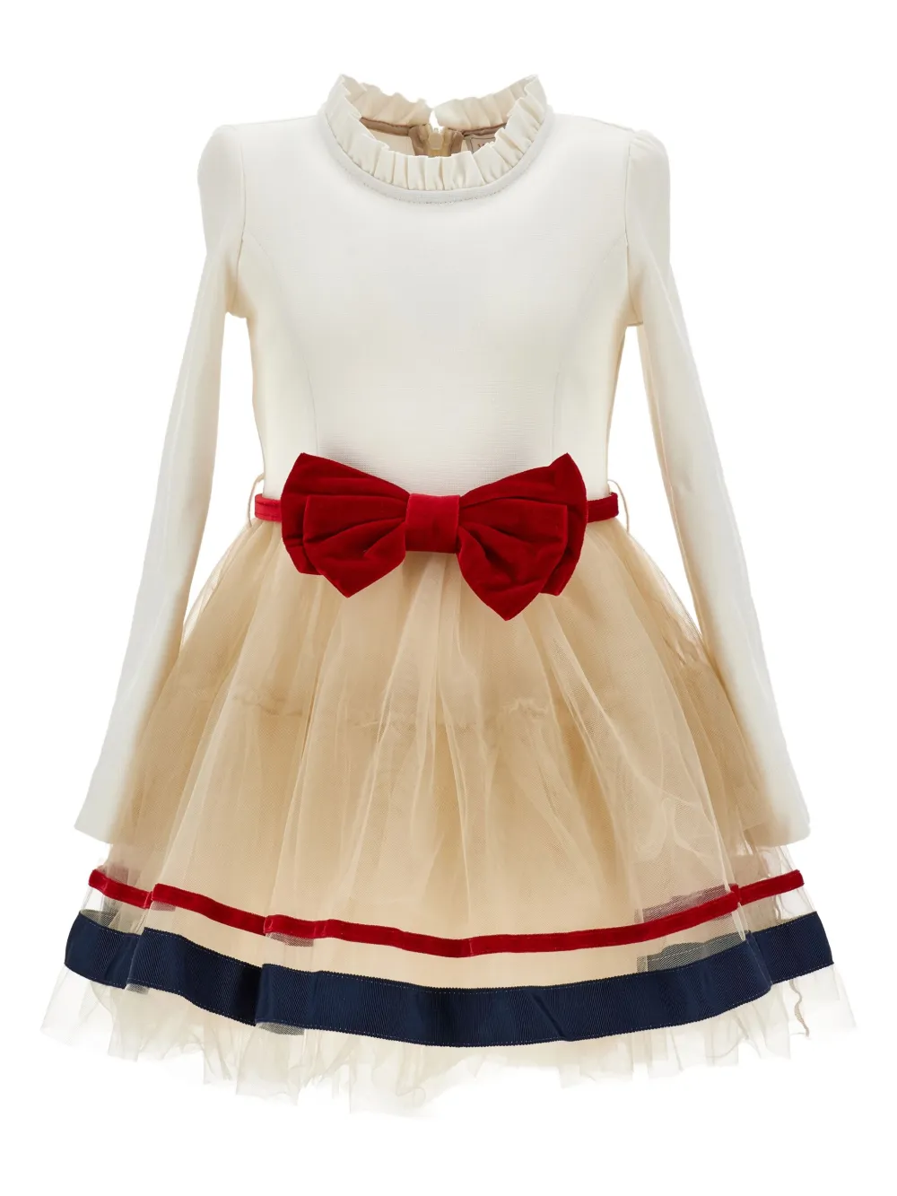 Платье с поясом Monnalisa, белый
Платье с поясом Monnalisa, белый