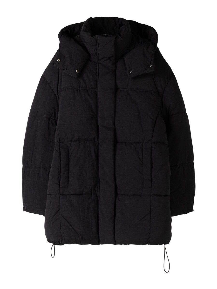 Зимняя куртка Bershka, черный
Зимняя куртка Bershka, черный