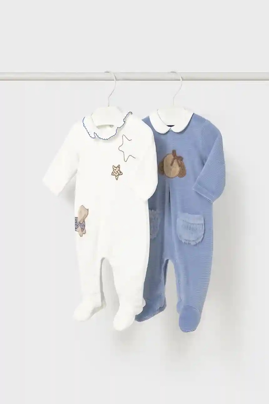 2 детских комбинезона Mayoral Newborn, синий
2 детских комбинезона Mayoral Newborn, синий