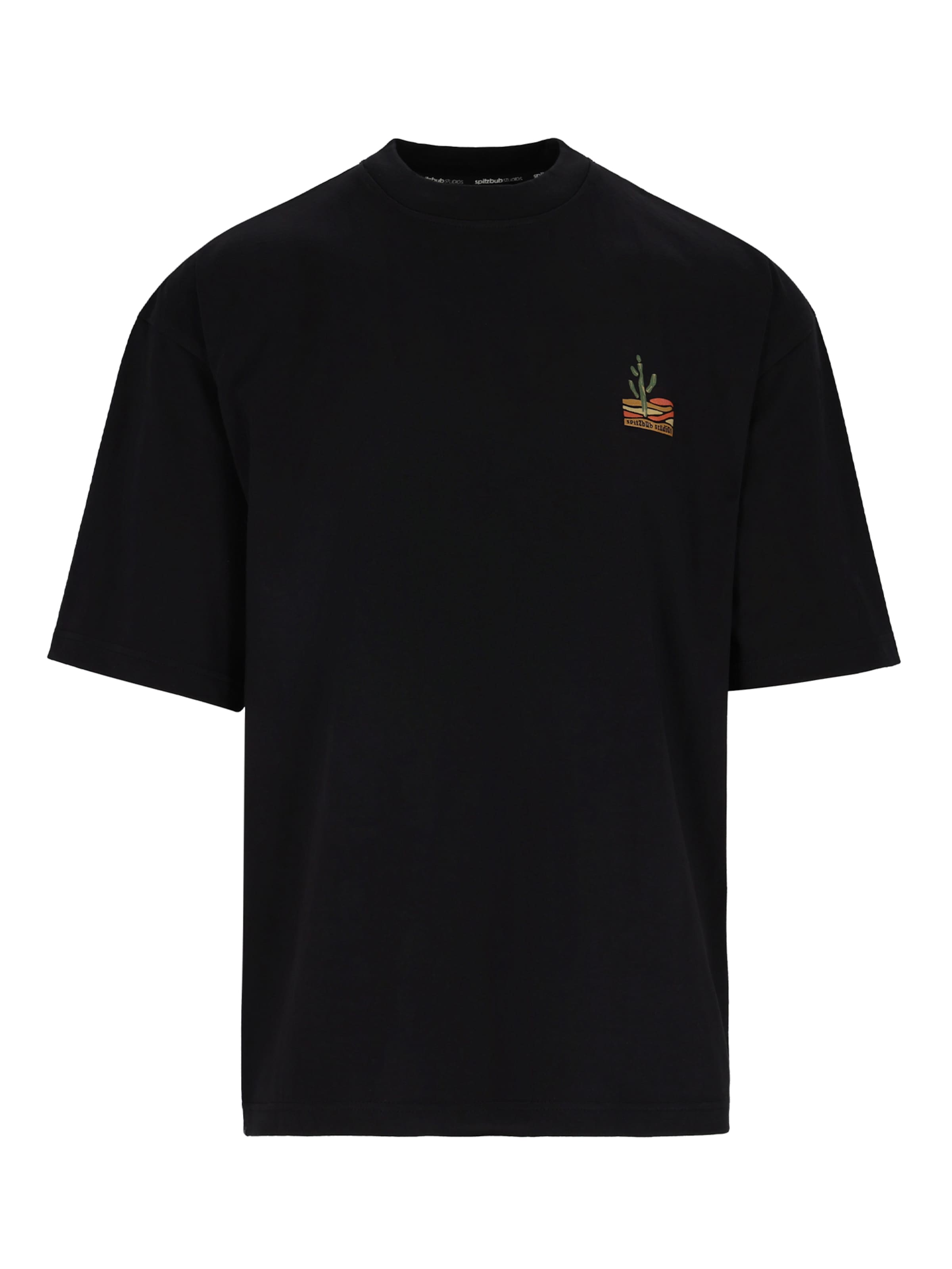 SPITZBUB Футболка 'Black Glow' в черном цвете
SPITZBUB Футболка 'Black Glow' в черном цвете