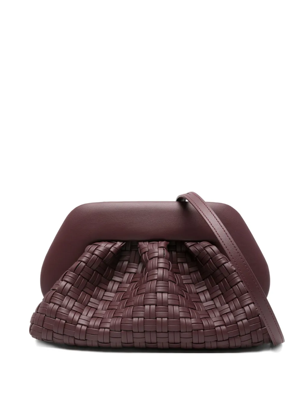 Плетеный клатч со сборками Themoirè, красный
Плетеный клатч со сборками Themoirè, красный