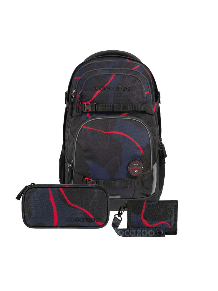 Coocazoo Набор PORTER: школьный рюкзак, пенал и кошелек в цвете Lava Lines
Coocazoo Набор PORTER: школьный рюкзак, пенал и кошелек в цвете Lava Lines