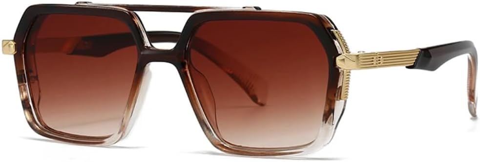 Солнцезащитные очки с защитой UV400 | Двойная перемычка, большая оправа, градиентные линзы | для женщин и мужчин, для занятий спортом на открытом воздухе и вождения DSVIGF, Coffee
Солнцезащитные очки с защитой UV400 | Двойная перемычка, большая оправа, градиентные линзы | для женщин и мужчин, для занятий спортом на открытом воздухе и вождения DSVIGF, Coffee