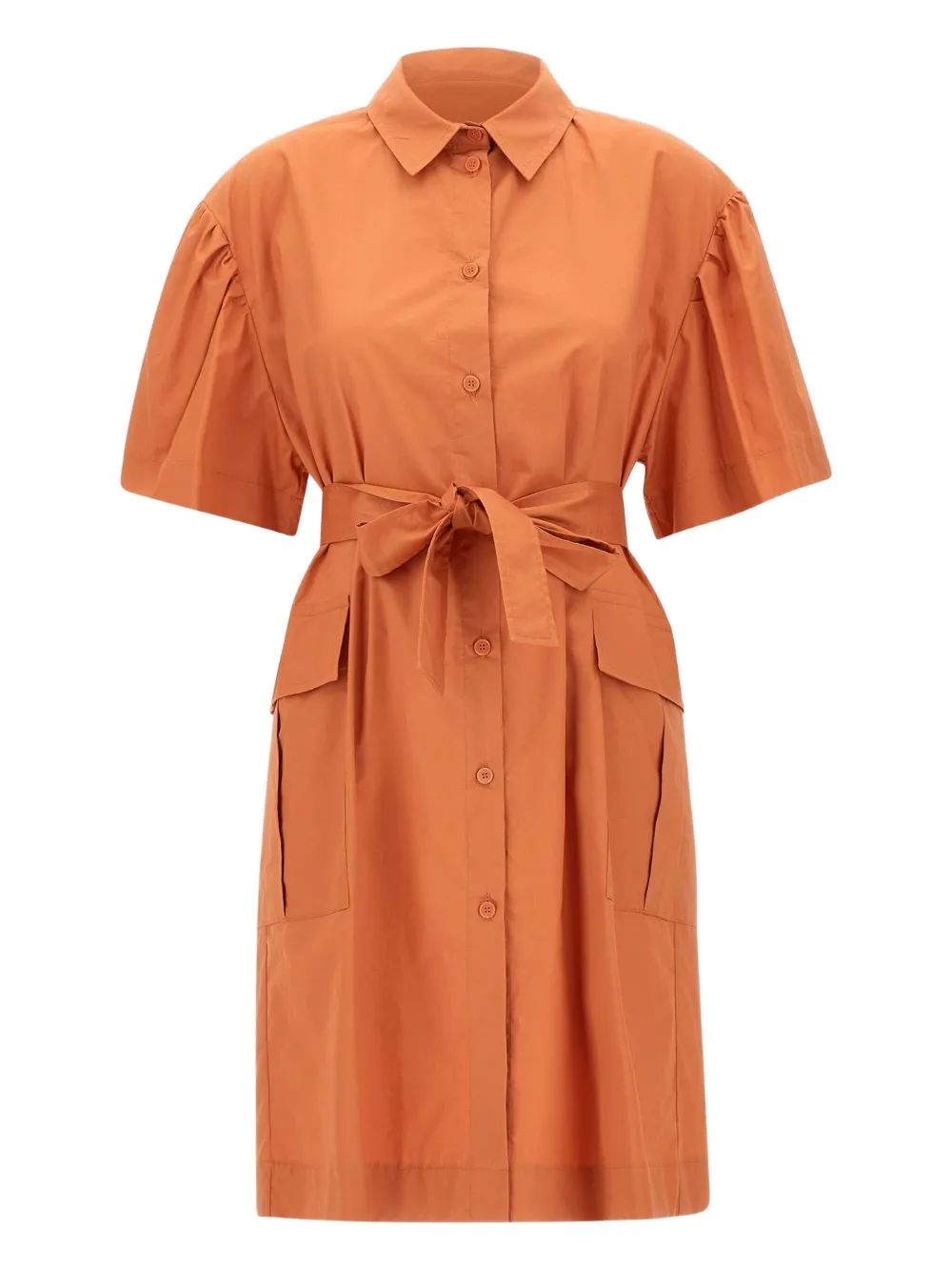 Платье с короткими рукавами и карманами kaos, оранжевый
Платье с короткими рукавами и карманами kaos, оранжевый
