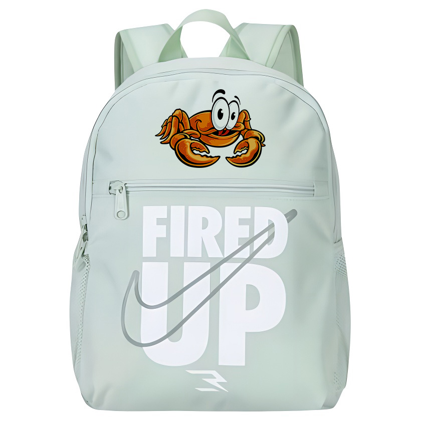 Nike Полиэстеровый рюкзак унисекс оливковый, Cartoon Crab
Nike Полиэстеровый рюкзак унисекс оливковый, Cartoon Crab