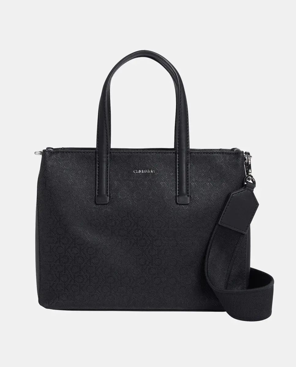 Сумка-шоппер с монограммой и длинной ручкой Calvin Klein, черный
Сумка-шоппер с монограммой и длинной ручкой Calvin Klein, черный