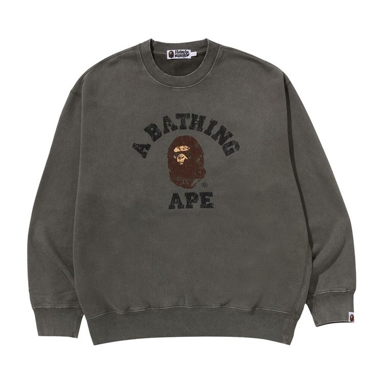 Толстовка BAPE Garment Dye College Relaxed Fit Crewneck Sweatshirt, Olive Drab
Толстовка BAPE Garment Dye College Relaxed Fit Crewneck Sweatshirt, Olive Drab