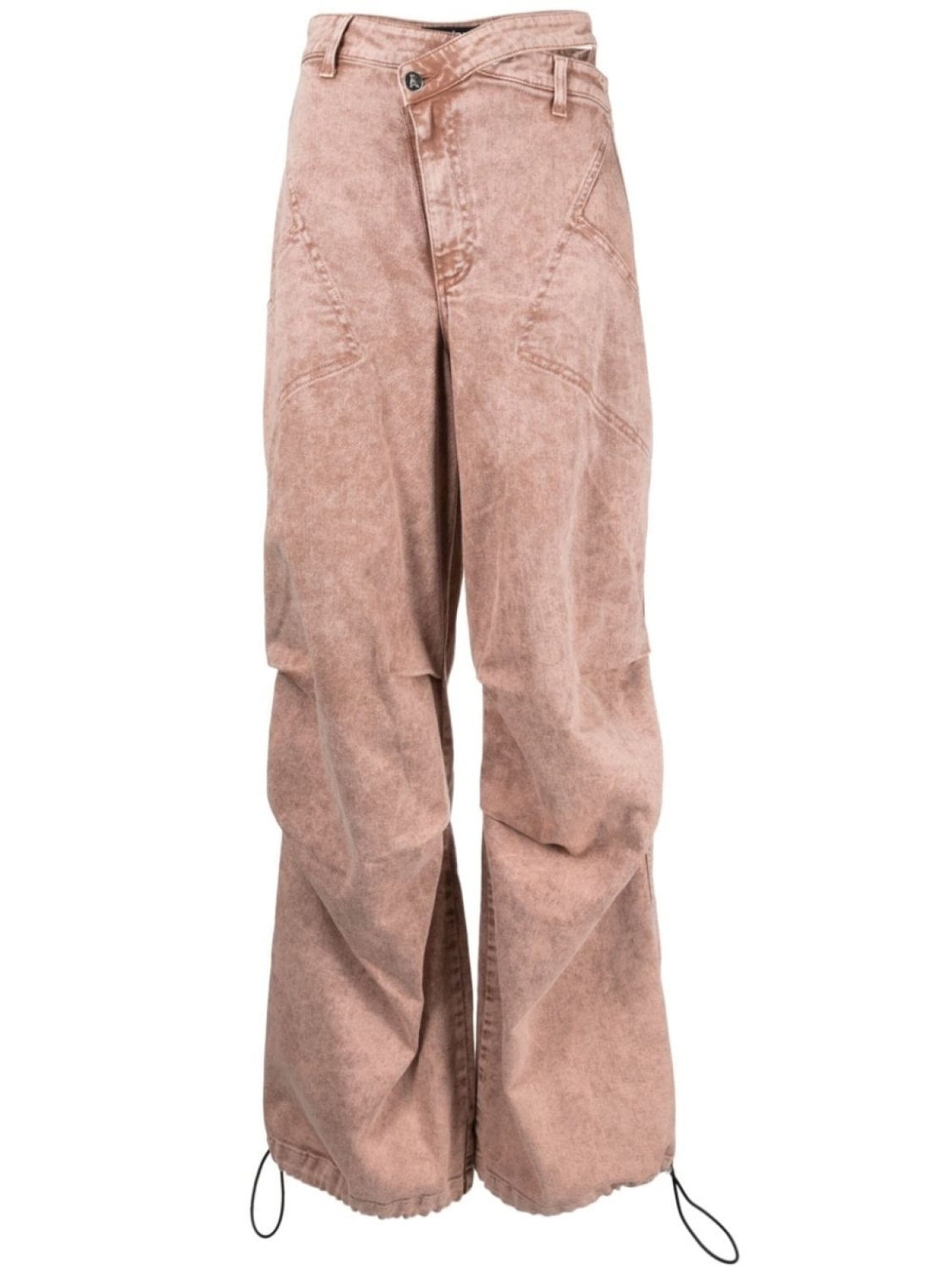 ANDREĀDAMO широкие джинсы с асимметричным поясом, розовый
ANDREĀDAMO широкие джинсы с асимметричным поясом, розовый