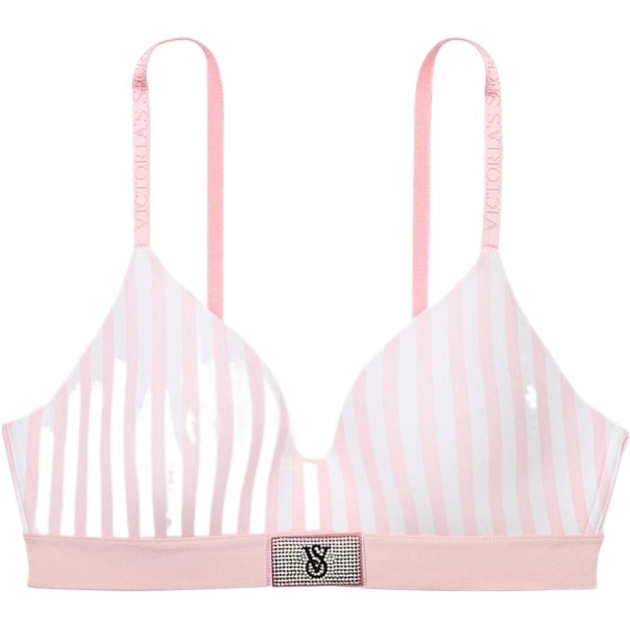 Бюстгальтер Victoria's Secret в розово-белую полоску
Бюстгальтер Victoria's Secret в розово-белую полоску