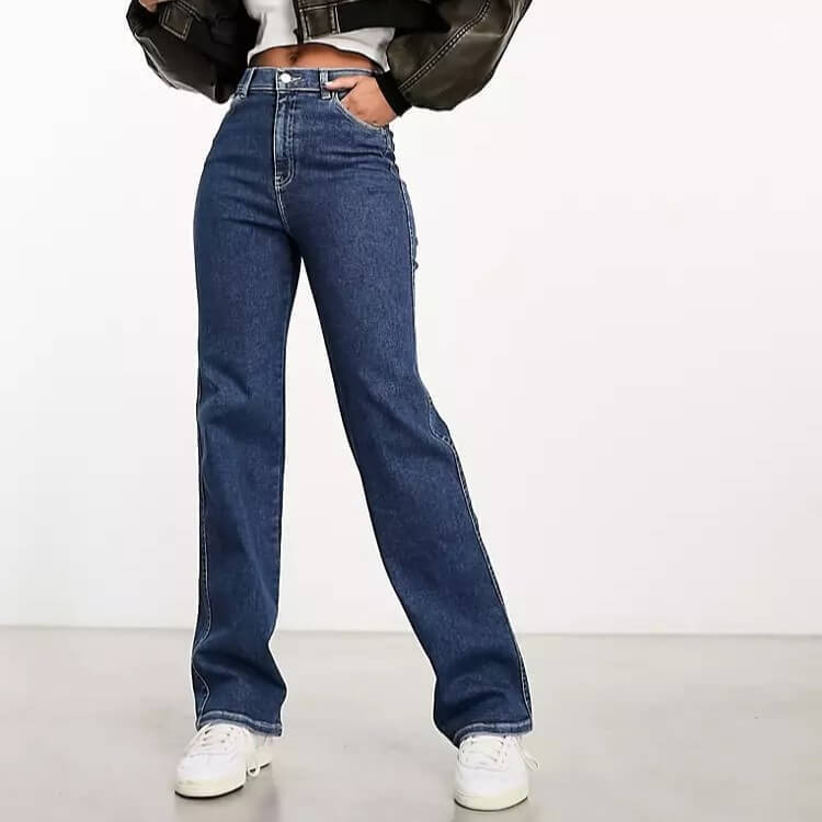 Джинсы Dr Denim Moxy Straight Leg, синий 
Джинсы Dr Denim Moxy Straight Leg, синий