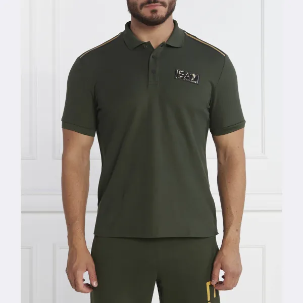 Рубашка поло стандартного кроя Ea7, зеленый
Рубашка поло стандартного кроя Ea7, зеленый