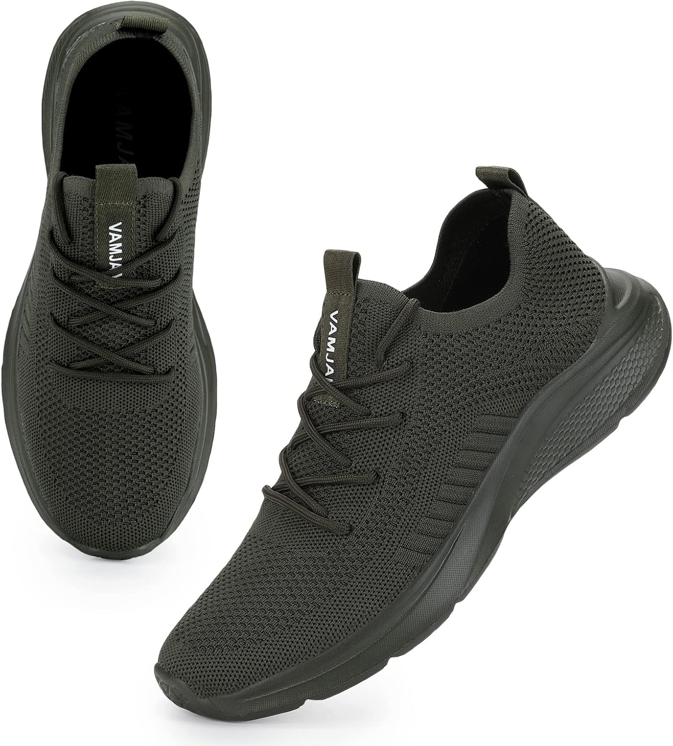 Мужские кроссовки VAMJAM для бега - модные кеды, легкие и дышащие, с верхом из вязаной сетки, шнуровкой, для ходьбы, тренировок и повседневного спорта, зеленый
Мужские кроссовки VAMJAM для бега - модные кеды, легкие и дышащие, с верхом из вязаной сетки, шнуровкой, для ходьбы, тренировок и повседневного спорта, зеленый
