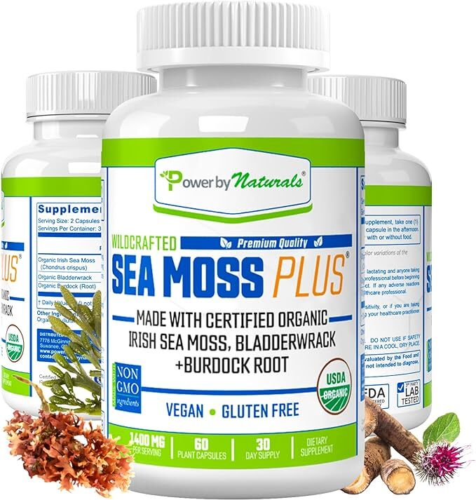 Морской мох Power By Naturals, 60 капсул
Морской мох Power By Naturals, 60 капсул