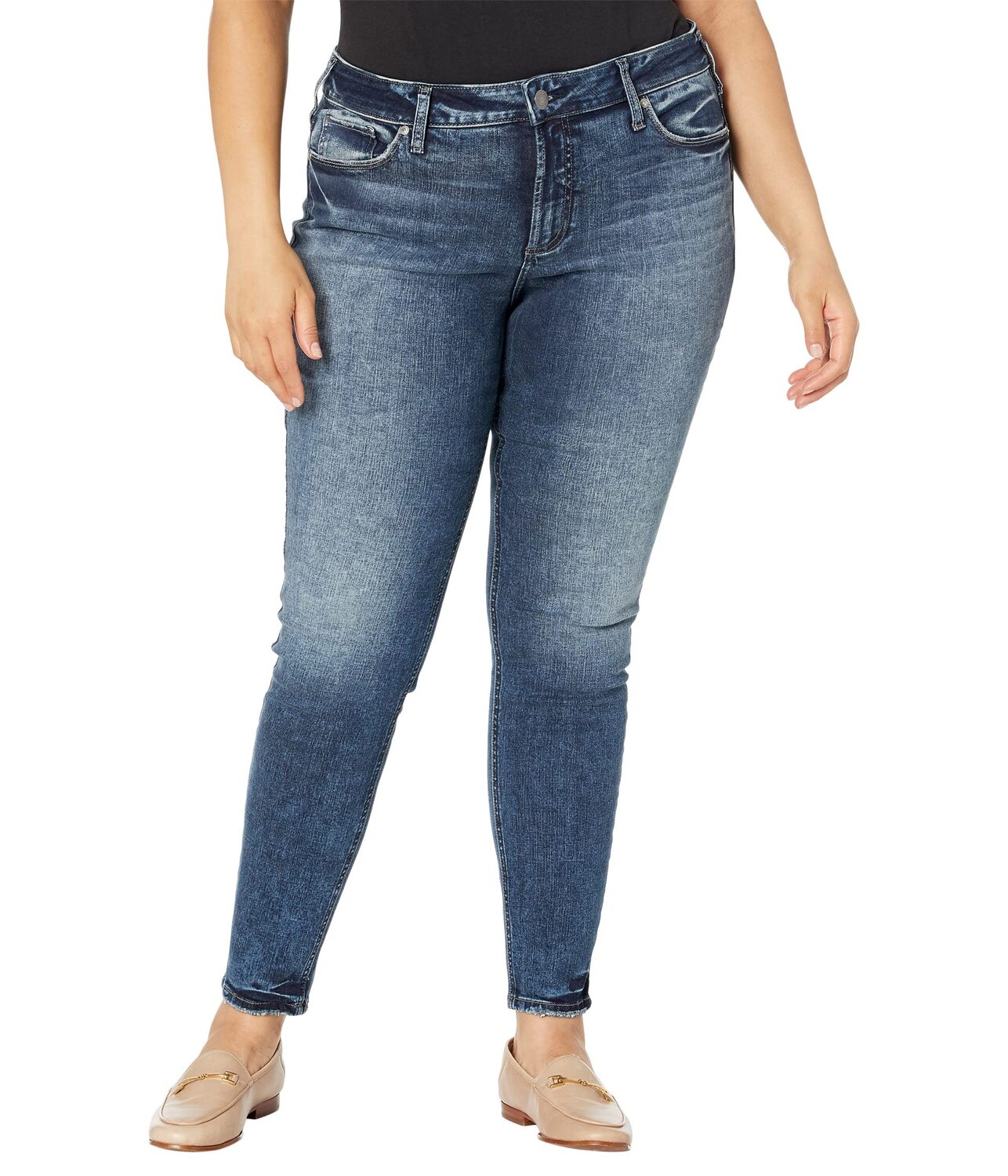 Джинсы Silver Jeans Co., Plus Size Elyse Skinny Mid-Rise Skinny Leg W03116EGX427
Джинсы Silver Jeans Co., Plus Size Elyse Skinny Mid-Rise Skinny Leg W03116EGX427