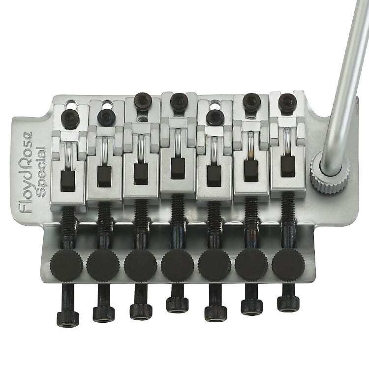 Аутентичная 7-струнная система тремоло Floyd Rose Special - Satin Chrome Special Series - 7 String
Аутентичная 7-струнная система тремоло Floyd Rose Special - Satin Chrome Special Series - 7 String