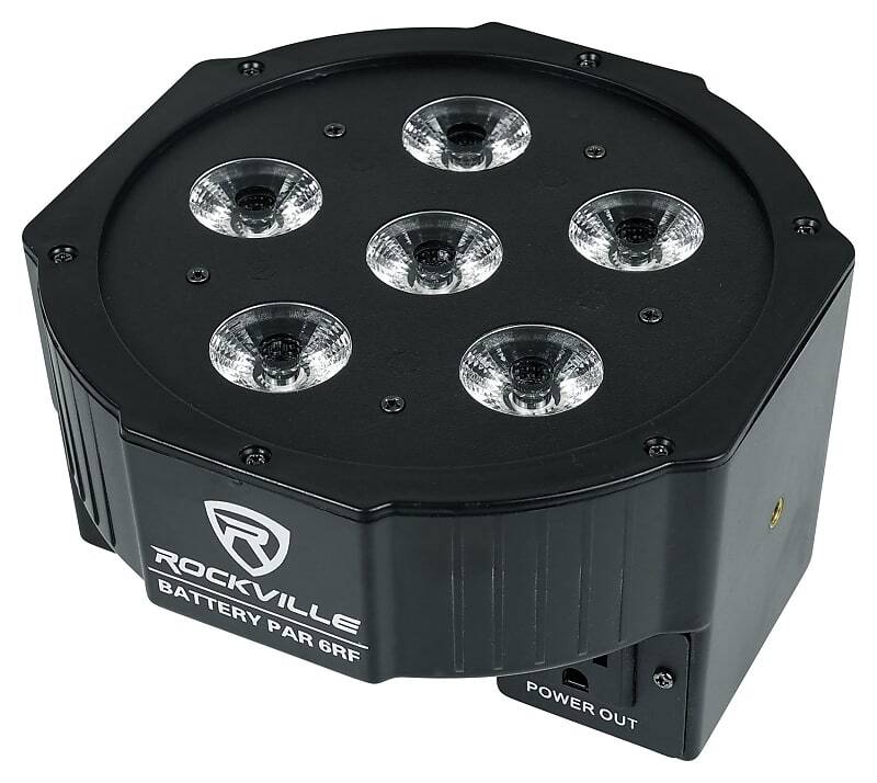 Комплект Rockville Battery PAR 6RF RGBWA + УФ беспроводная светодиодная подсветка DMX + RF Remote 
Комплект Rockville Battery PAR 6RF RGBWA + УФ беспроводная светодиодная подсветка DMX + RF Remote