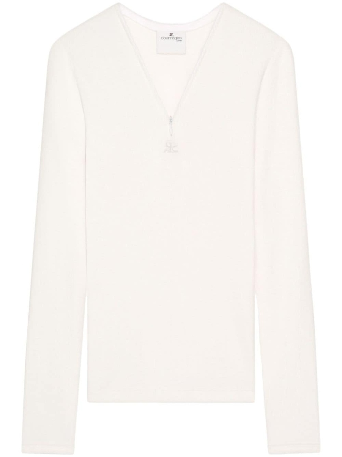 Courrèges футболка 90's с воротником на молнии, белый
Courrèges футболка 90's с воротником на молнии, белый