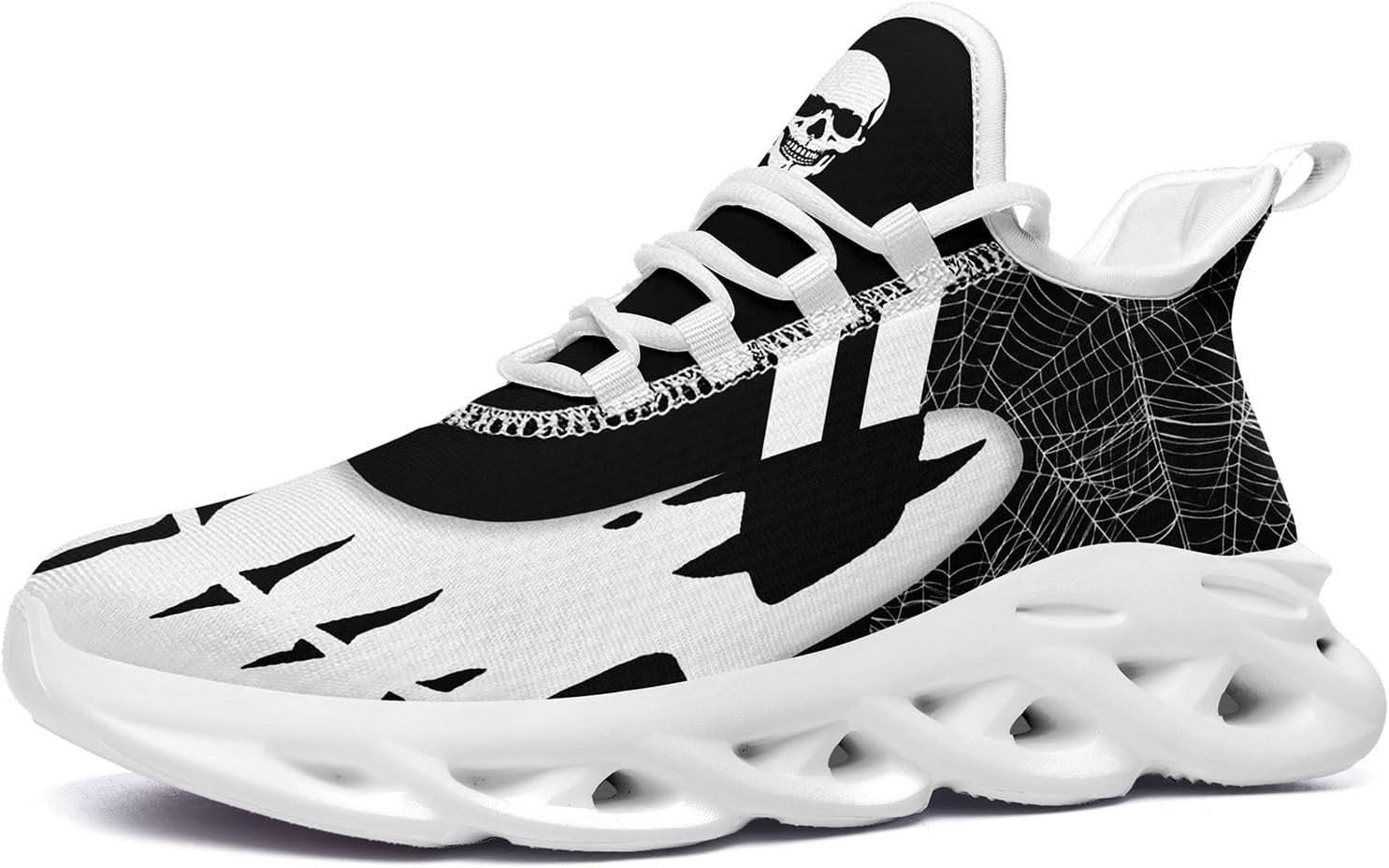 Мужские дорожные кроссовки для бега с противоскользящей подошвой, легкие, модные с черепом и розой, для ходьбы, спортивные, стильные, с амортизацией, женские Coolcustomize, черный
Мужские дорожные кроссовки для бега с противоскользящей подошвой, легкие, модные с черепом и розой, для ходьбы, спортивные, стильные, с амортизацией, женские Coolcustomize, черный