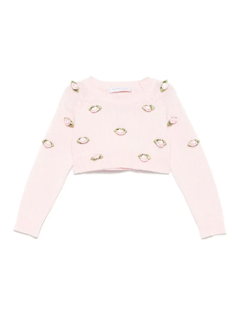 Свитер с цветочной аппликацией Monnalisa, розовый
Свитер с цветочной аппликацией Monnalisa, розовый
