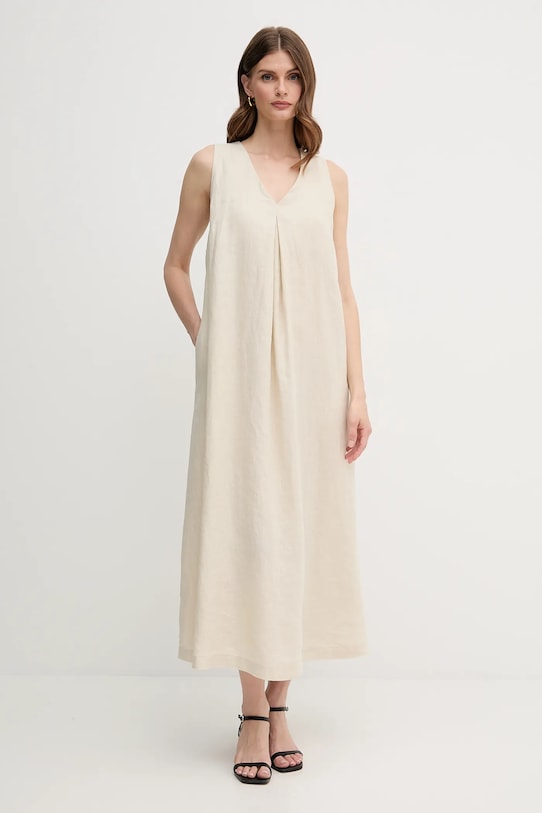 Льняное платье United Colors Of Benetton, бежевый
Льняное платье United Colors Of Benetton, бежевый