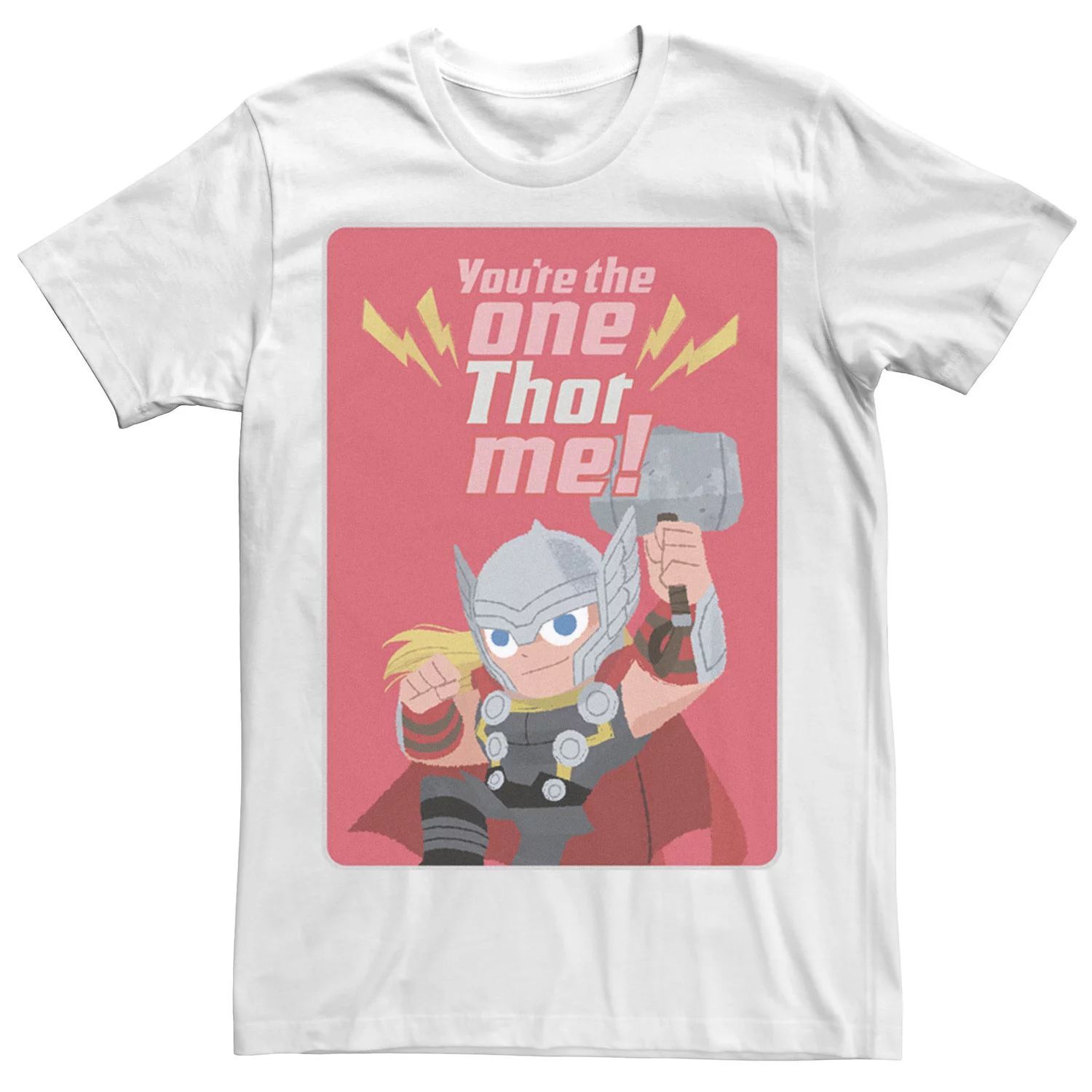 Мужская футболка с валентинкой Marvel Thor You're The One Thor Me Licensed Character
Мужская футболка с валентинкой Marvel Thor You're The One Thor Me Licensed Character